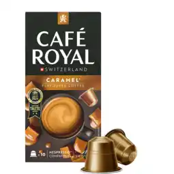Koffievoordeel.nl Café royal - caramel - 10 cups aanbieding
