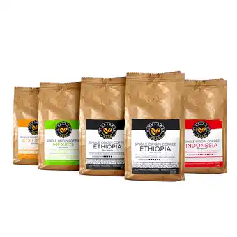 Koffievoordeel.nl Koffiebonen proefpakket - highlands gold (organic) 1,25 kg aanbieding