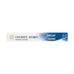Koffievoordeel.nl Celeste d&aposoro - finest decaf - 10 cups aanbieding