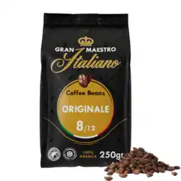 Koffievoordeel.nl Gran maestro italiano - koffiebonen - originale (250 gram) aanbieding