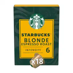 Koffievoordeel.nl Starbucks - blonde roast - 18 cups aanbieding