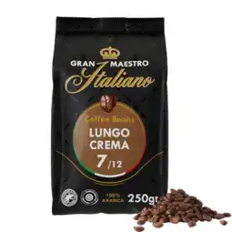 Koffievoordeel.nl Gran maestro italiano - koffiebonen - lungo crema (250 gram) aanbieding