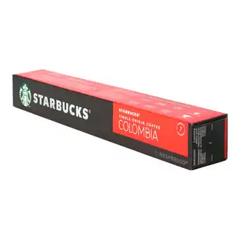 Koffievoordeel.nl Starbucks - colombia - 10 cups aanbieding