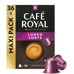 Koffievoordeel.nl Café royal - lungo forte - 36 cups aanbieding