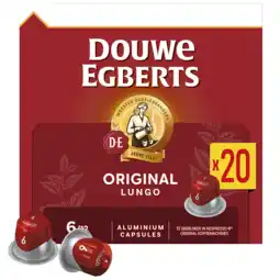 Koffievoordeel.nl Douwe egberts - lungo original - 20 cups aanbieding