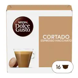 Koffievoordeel.nl Dolce gusto - cortado - 16 dg cups aanbieding