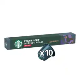 Koffievoordeel.nl Starbucks - decaf espresso - 10 cups aanbieding