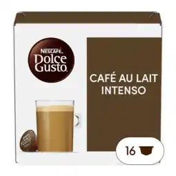 Koffievoordeel.nl Dolce gusto - cafe au lait intenso - 16 dg cups aanbieding