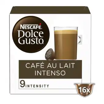 Koffievoordeel.nl Dolce gusto - cafe au lait intenso - 16 dg cups aanbieding