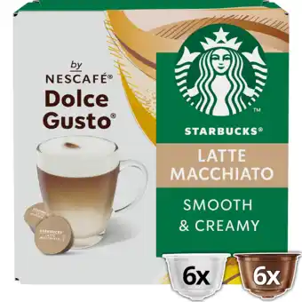 Koffievoordeel.nl Starbucks - latte macchiato - 12 dg cups aanbieding