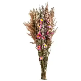 Leen Bakker Droogbloemen boeket mix m - 70 cm - leen bakker aanbieding