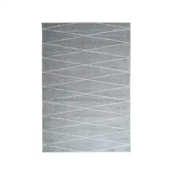 Leen Bakker Vloerkleed florence gelijnd - grijs - 200x290 cm - leen bakker aanbieding