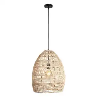 Leen Bakker Hanglamp sarah - naturel - 160xø38,5 cm - leen bakker aanbieding