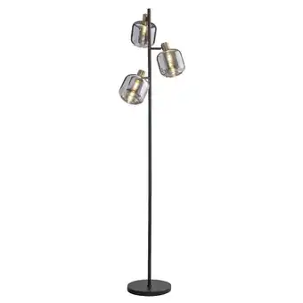 Leen Bakker Vloerlamp toulouse x3 - zwart - 160xø32 cm - leen bakker aanbieding