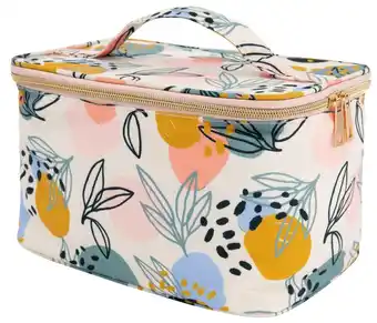 HEMA Hema beautycase 14x24x16 bloemen aanbieding