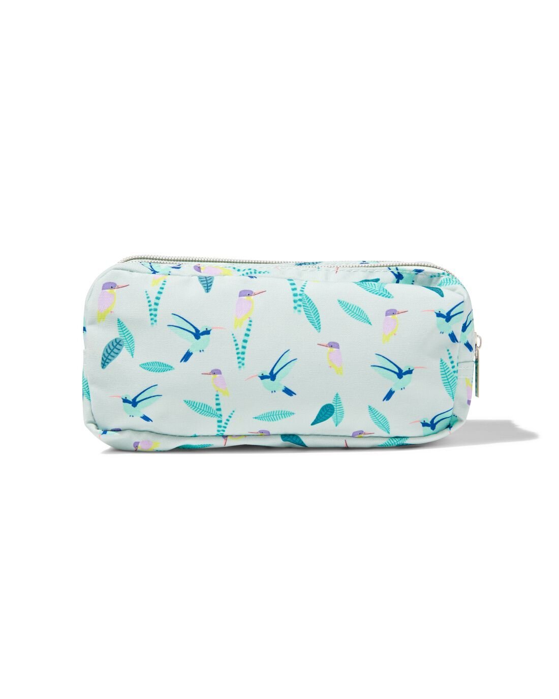 Dohe - Dubbele siliconen etui - 2 compartimenten met rits, multifunctionele rechthoekige etui, zacht aanvoelend, afmetingen 20x6x7 cm - SERENITY Groente