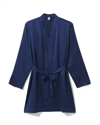 HEMA Hema kimono maat s/m donkerblauw (donkerblauw) aanbieding