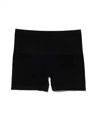 HEMA Hema licht corrigerende boxer bamboe hoge taille zwart (zwart) aanbieding