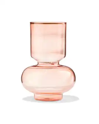 HEMA Hema vaasje glas ø7x10 oranje (oranje) aanbieding