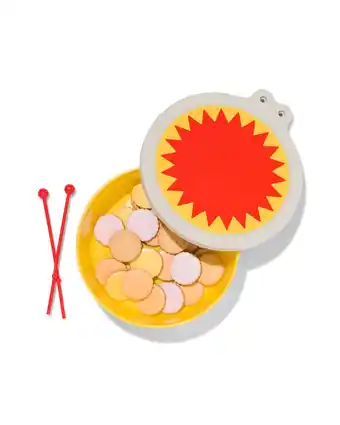 HEMA Hema koektrommel (geel) aanbieding