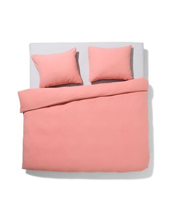 HEMA Hema dekbedovertrek katoen mousseline roze (roze) aanbieding