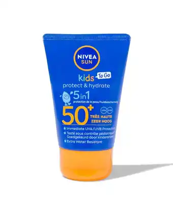 HEMA Nivea sun mini nivea sun 5in1 kids zonnemelk spf50+ 50ml aanbieding