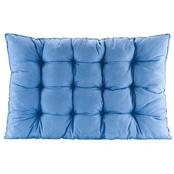 Leen Bakker Loungekussen florence - blauw - 120x80 cm - leen bakker aanbieding