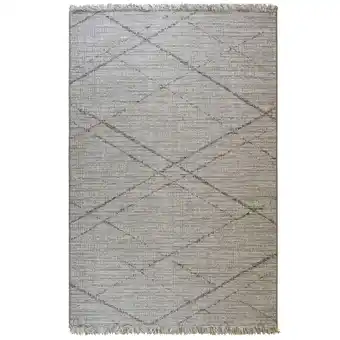 Leen Bakker Floorita vloerkleed les gipsy - grijs - 194x290 cm - leen bakker aanbieding