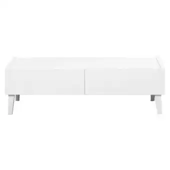 Leen Bakker Tv-dressoir new york - wit - 20x123x48 cm - leen bakker aanbieding