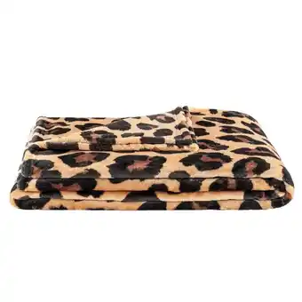 Leen Bakker Plaid bowie jaguar - cognac - 150x200 cm - leen bakker aanbieding
