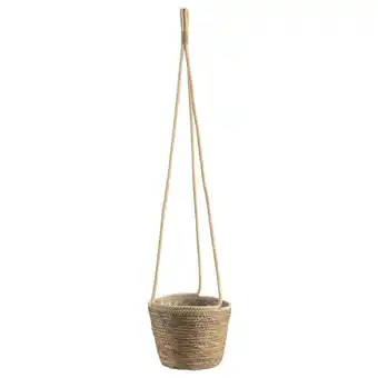 Leen Bakker Hangmand bowie - naturel - zeegras - 16xø21 cm - leen bakker aanbieding