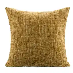 Leen Bakker Sierkussen oliver - mosterd - 45x45 cm - leen bakker aanbieding