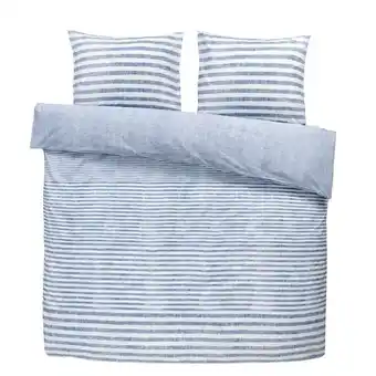 Leen Bakker Comfort dekbedovertrek xam - blauw - 240x200/220 cm - leen bakker aanbieding
