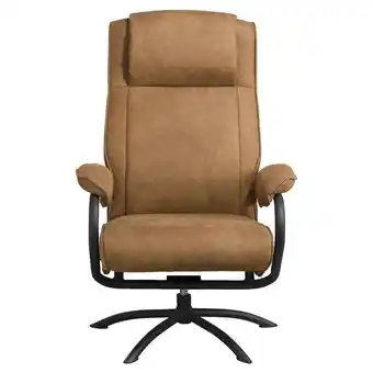 Leen Bakker Relaxfauteuil vic - camel - leen bakker aanbieding