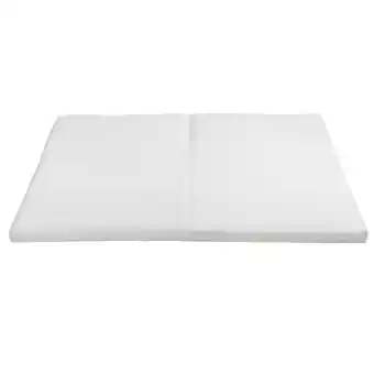 Leen Bakker Splittopdekmatras kronoberg - wit - 140x200x6 cm - leen bakker aanbieding