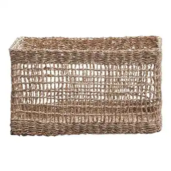 Leen Bakker Mand emiel - naturel - 35x30x22 cm - leen bakker aanbieding