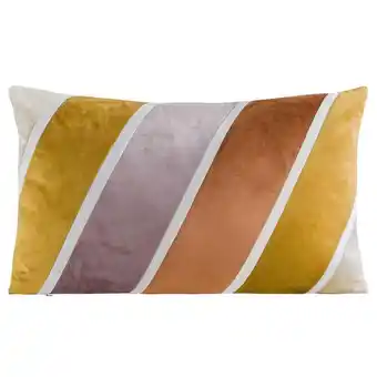 Leen Bakker Sierkussen celina - caramel/roze - 35x35 cm - leen bakker aanbieding