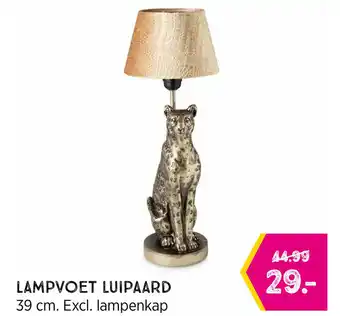 Xenos Lampvoet luipaard aanbieding