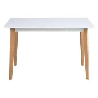 Leen Bakker Bureau aalborg - wit - 75,5x117x58 cm - leen bakker aanbieding