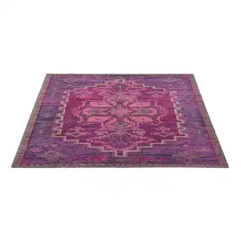 Leen Bakker Vloerkleed sophie - roze - 160x230 cm - leen bakker aanbieding