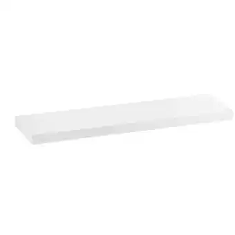 Leen Bakker Wandplank duraline xl - wit - 80x23,5 cm - leen bakker aanbieding