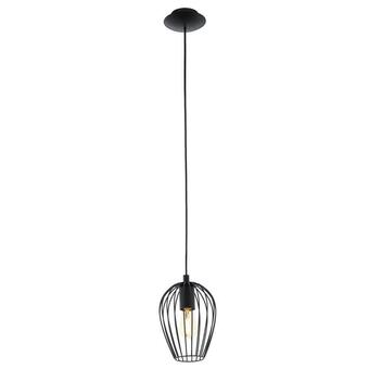 Leen Bakker Eglo hanglamp newtown - zwart - leen bakker aanbieding
