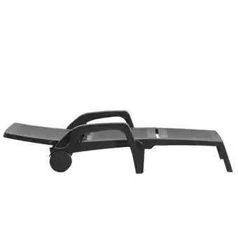 Leen Bakker Ligbed miami - antraciet - 70x190x46 cm - leen bakker aanbieding
