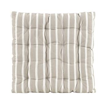 Leen Bakker Zitkussen fedor - beige - 36x36 cm - leen bakker aanbieding