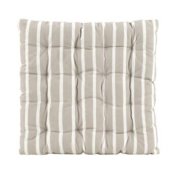 Leen Bakker Zitkussen fedor - beige - 36x36 cm - leen bakker aanbieding