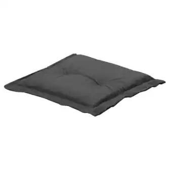 Leen Bakker Zitkussen rivo - bruin - 44x44x6 cm - leen bakker aanbieding