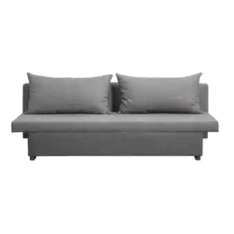 Leen Bakker Slaapbank brisbane - grijs - 63x190x73 cm - leen bakker aanbieding