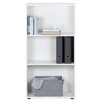 Leen Bakker Boekenkast rome - wit - 115x60x30,4 cm - leen bakker aanbieding