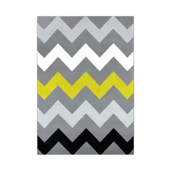 Leen Bakker Binnen/buitenvloerkleed chevron - multikleur - 120x170 cm - leen bakker aanbieding