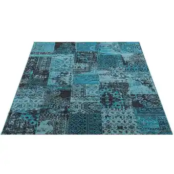 Leen Bakker Vloerkleed victory - aqua - 240x340 cm - leen bakker aanbieding